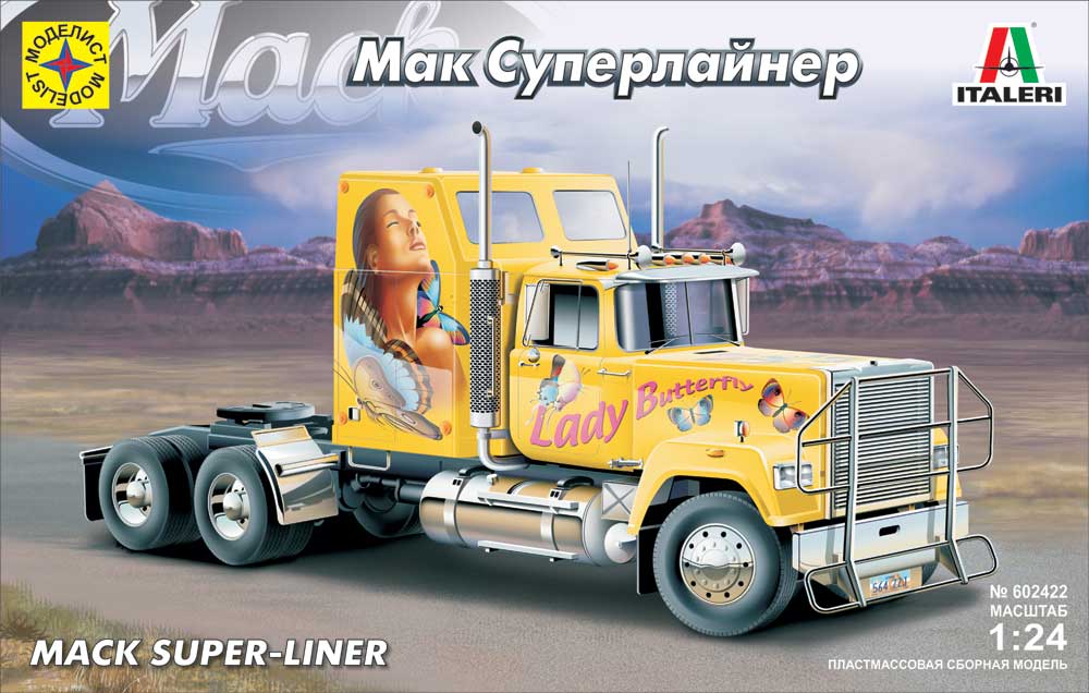 

Сборная модель Моделист Автомобиль МАК Суперлайнер, 1/24 602422