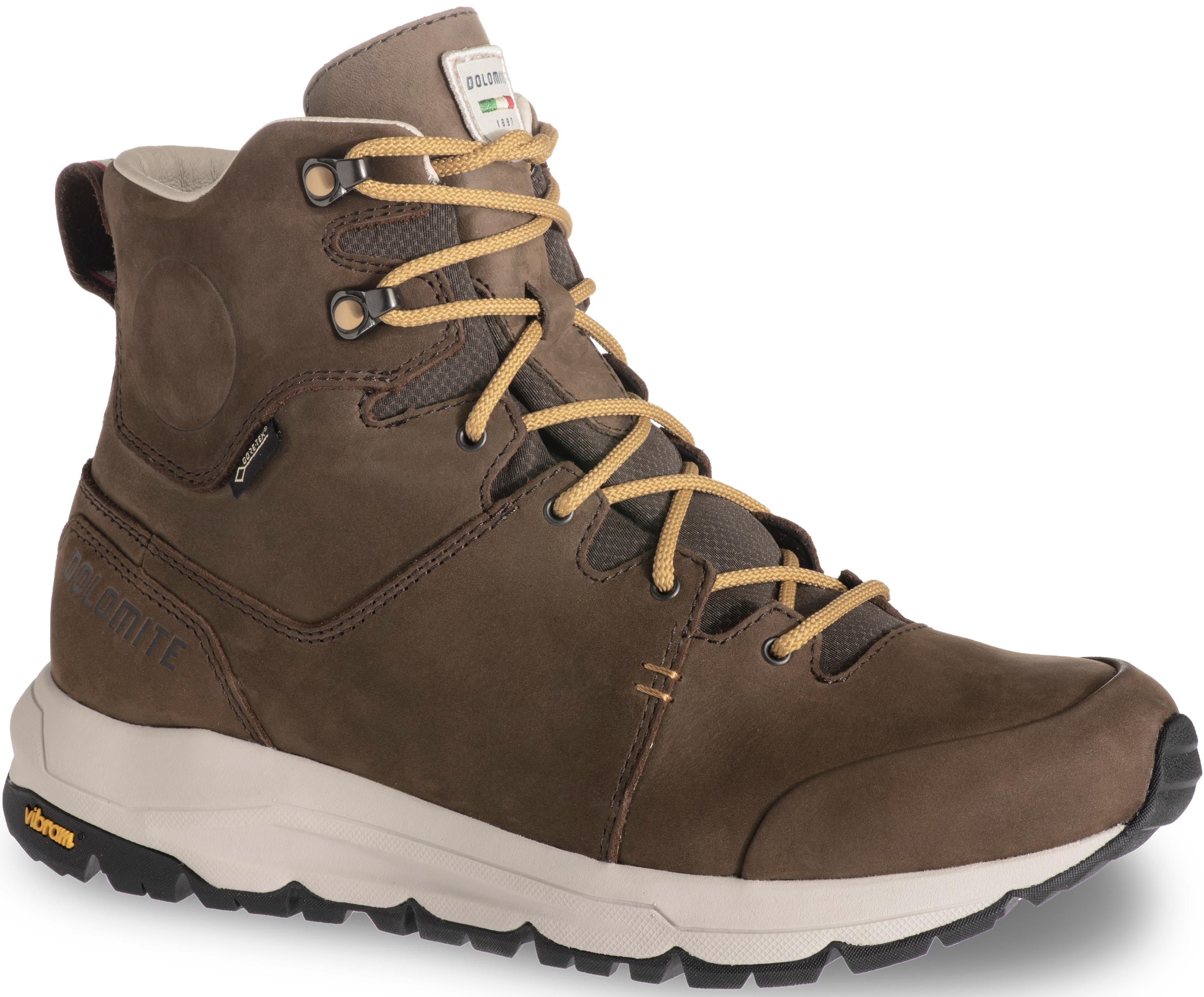 фото Ботинки мужские dolomite braies high gtx 2.0 m's коричневые 9.5 uk