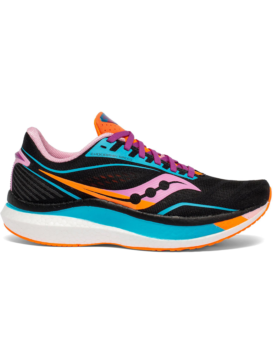 фото Кроссовки женские saucony endorphin speed черные 6.5 us