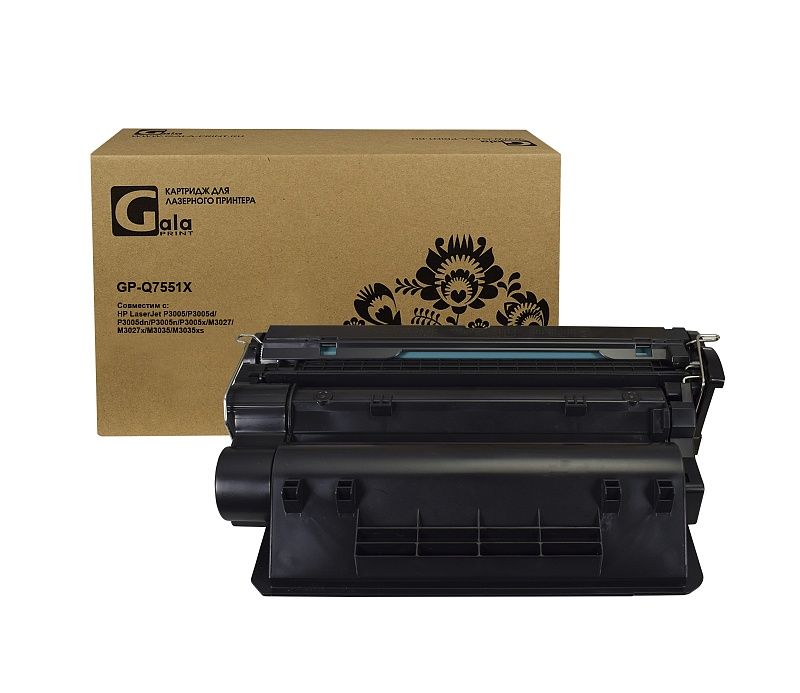 

Картридж для лазерного принтера GalaPrint (GP-Q7551X) черный, совместимый