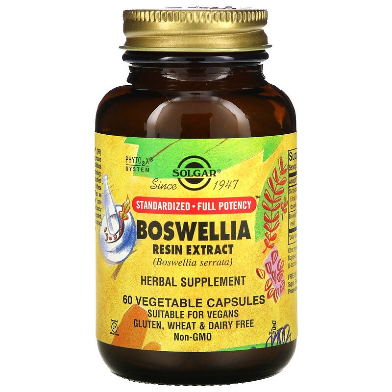 

Экстракт босвелии Solgar SFP Boswellia Resin Extract капсулы 60 шт., SFP Boswellia Resin Extract