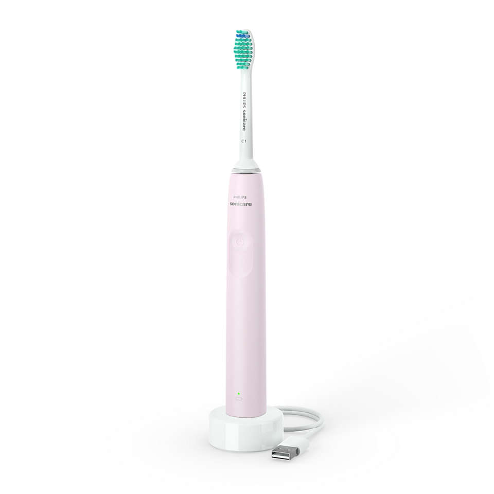 Электрическая зубная щетка Philips Sonicare 2100 Series HX3651/11 White/Pink зубная щетка электрическая philips sonicare diamondclean hx9352 04