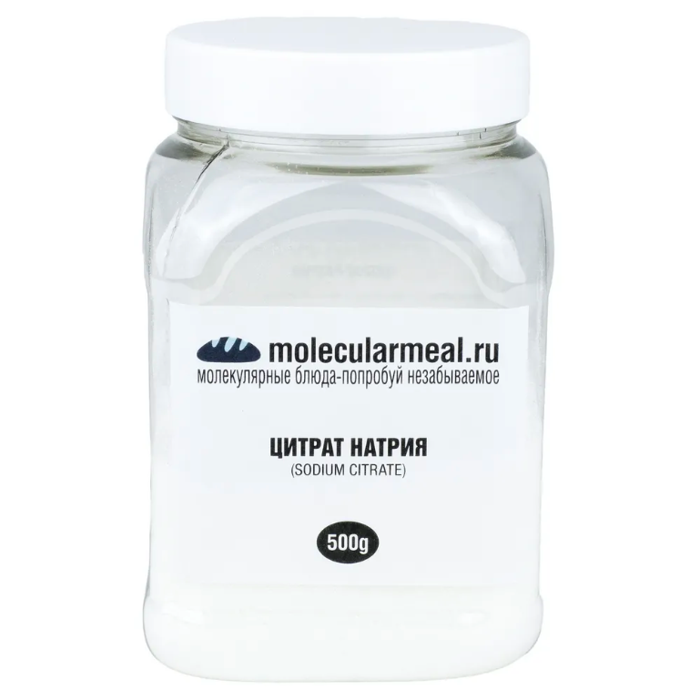 Цитрат натрия Molecularmeal пищевая добавка Е331 стабилизатор 500 г 307₽