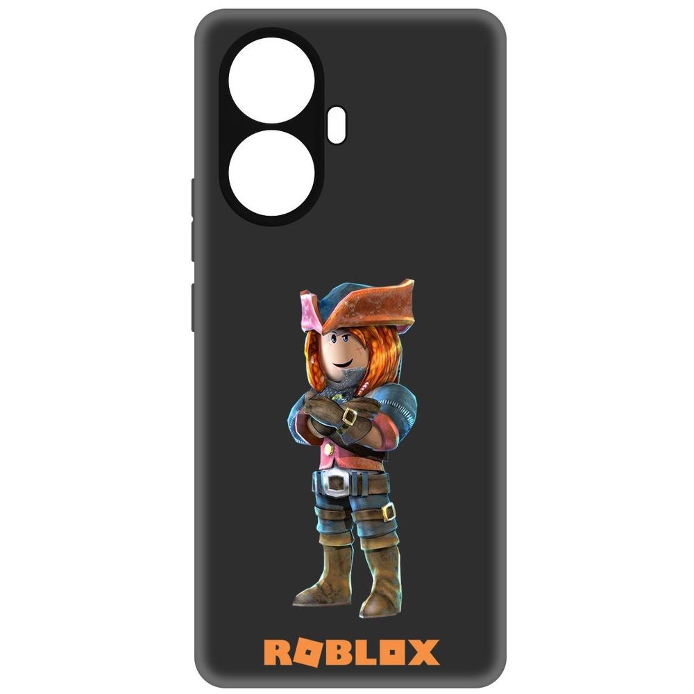 

Чехол-накладка Софт Roblox-Эзебель для Realme 10 Pro+, Черный