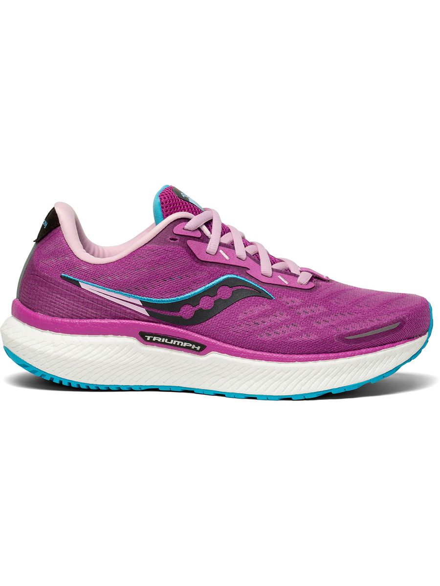 фото Кроссовки женские saucony triumph 19 w фиолетовые 7.5 us