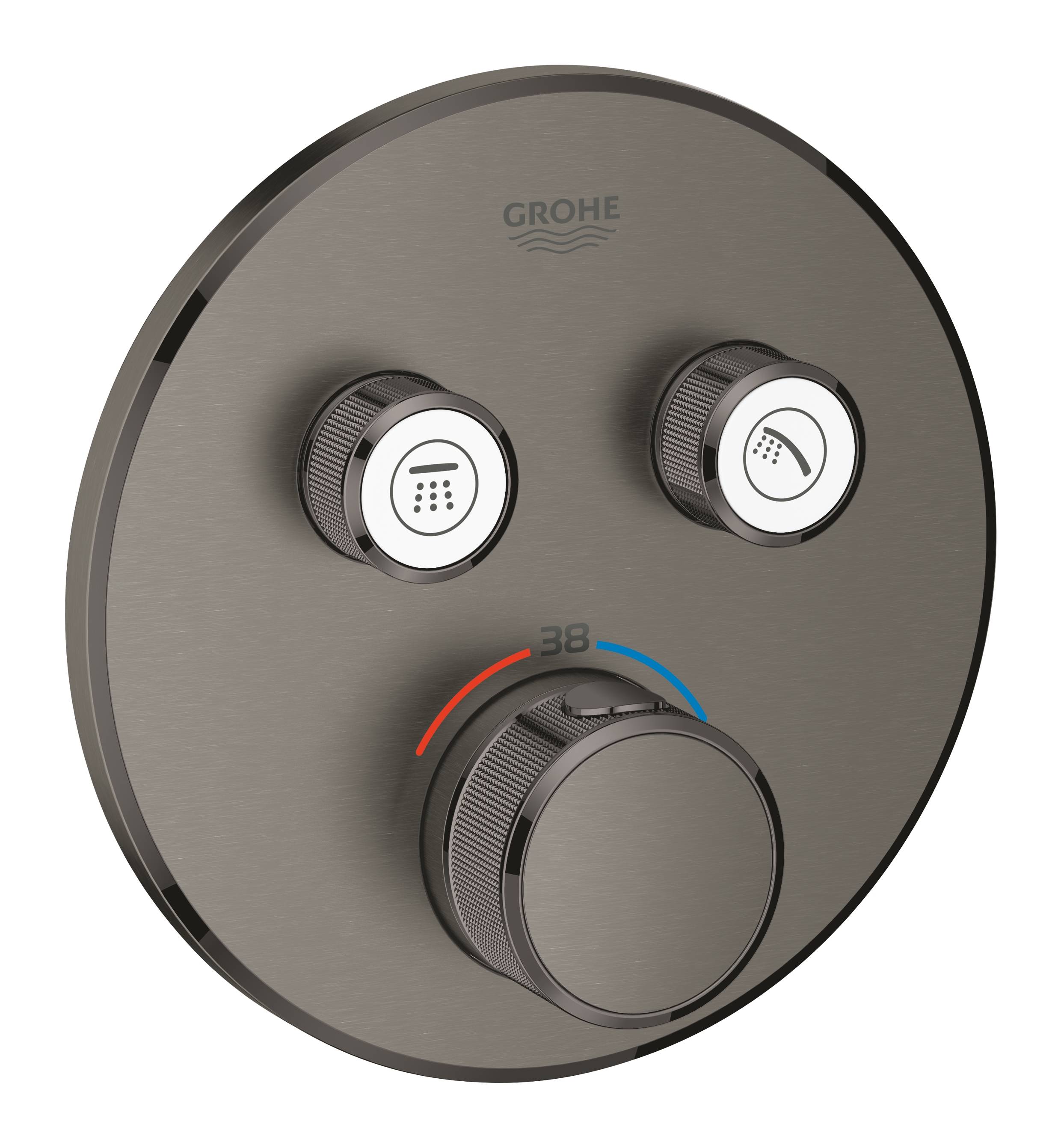 

Внешняя часть смесителя для душа GROHE Grohtherm SmartControl 29119AL0, Серый