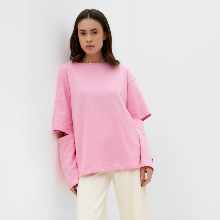 

Лонгслив женский MIST 10157689 розовый L-XL, 10157689