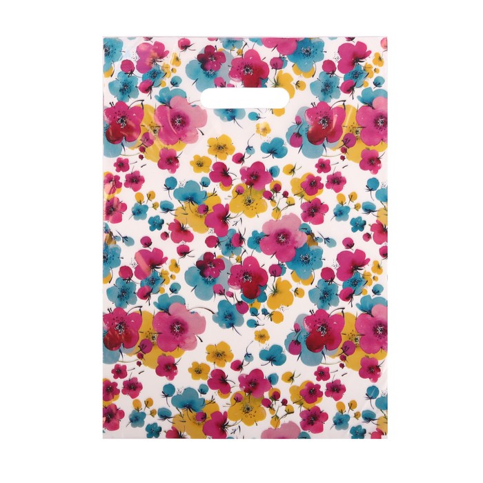 

Пакет Стезия, полиэтиленовый с вырубной ручкой 29х40 см, 35 мкм 50 шт, Разноцветный