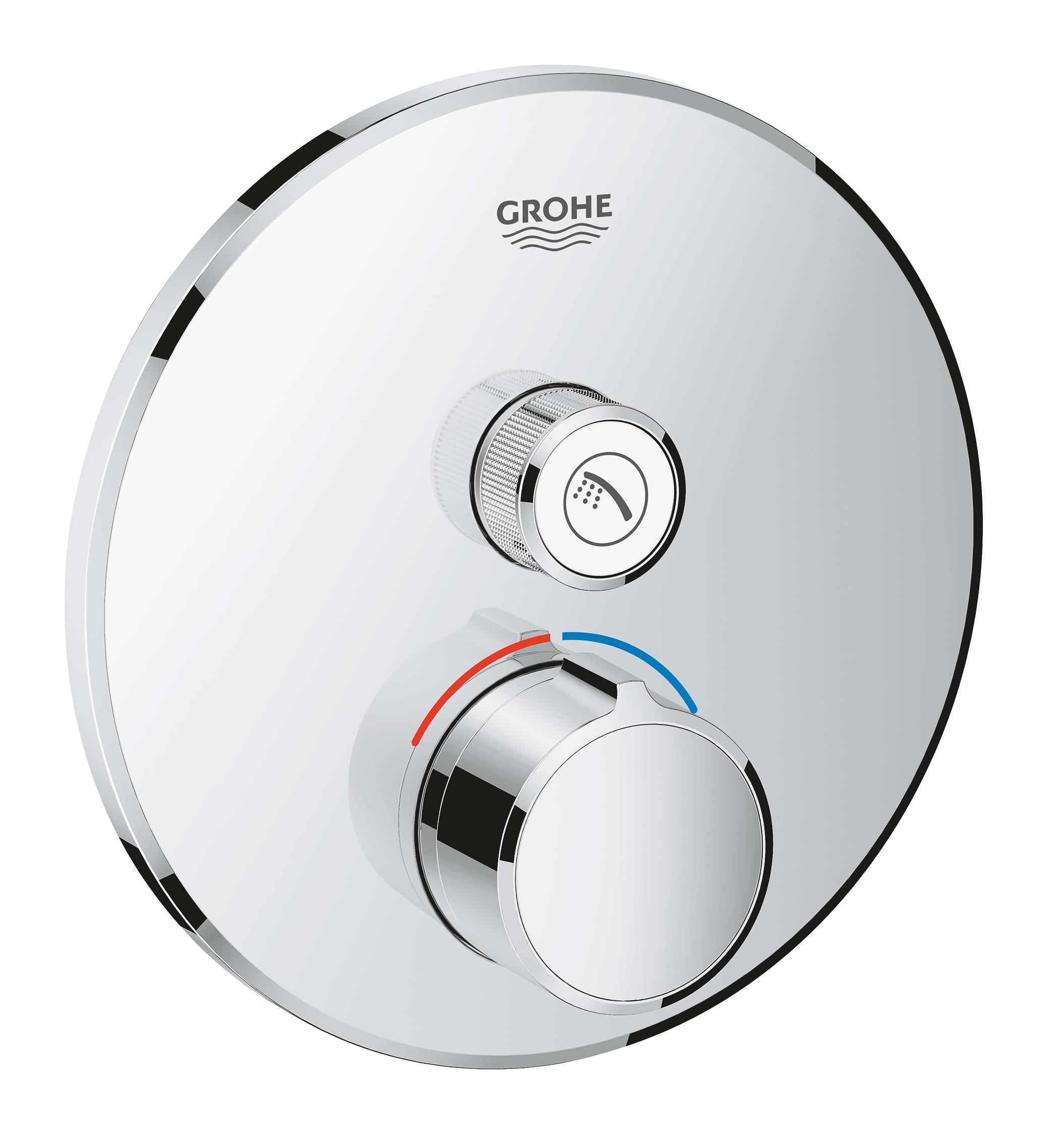 фото Внешняя часть смесителя grohe grohtherm smartcontrol на 1 выход, хром (29144000)