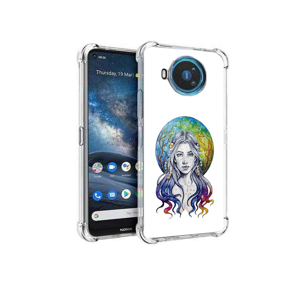 

Чехол MyPads Tocco для Nokia X100 девушка с красивыми волосами (PT227057.109.313), Прозрачный, Tocco