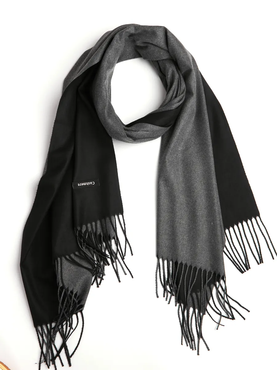 

Палантин женский Cashmere 1106 черный/серый, 1106