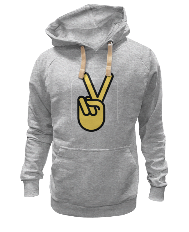 

Худи унисекс Printio Victory серое 2XL, Серый, Victory