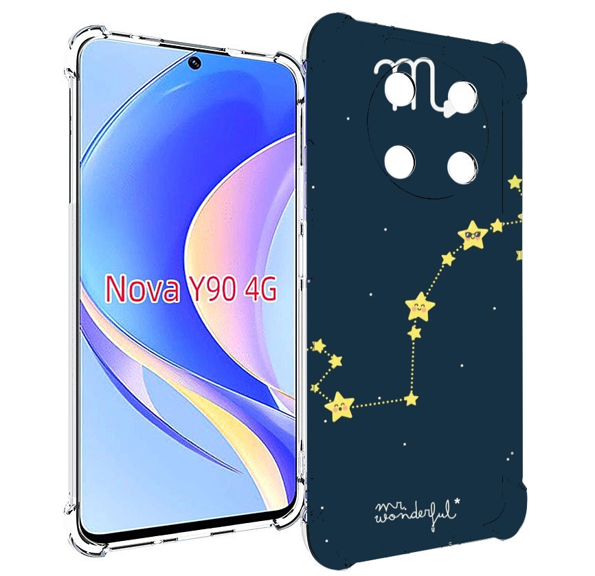 

Чехол MyPads знак зодиака скорпион 1 для Huawei Nova Y90 (CTR-LX1) / Enjoy 50 Pro, Tocco