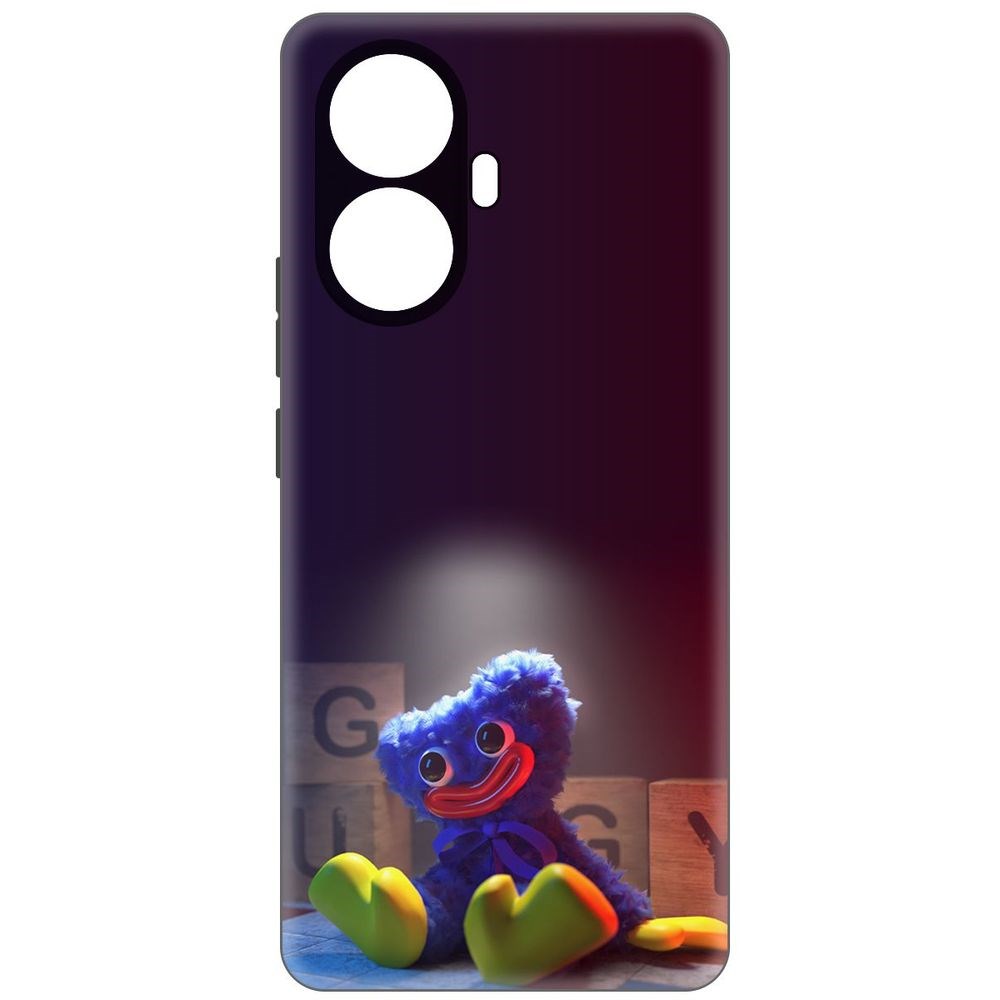 

Чехол-накладка Софт Хаги Ваги игрушка для Realme 10 Pro+, Черный