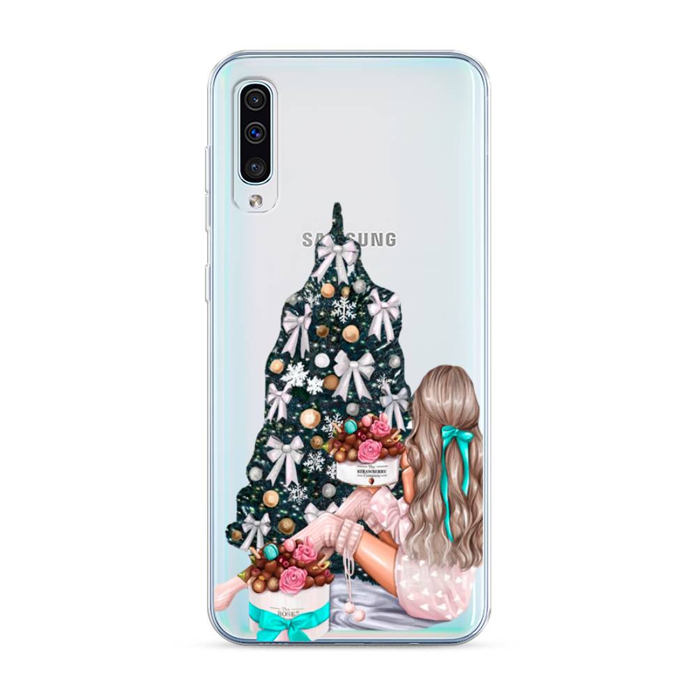 

Чехол на Samsung Galaxy A30s "New Year", Зеленый;бежевый;голубой, 28850-5