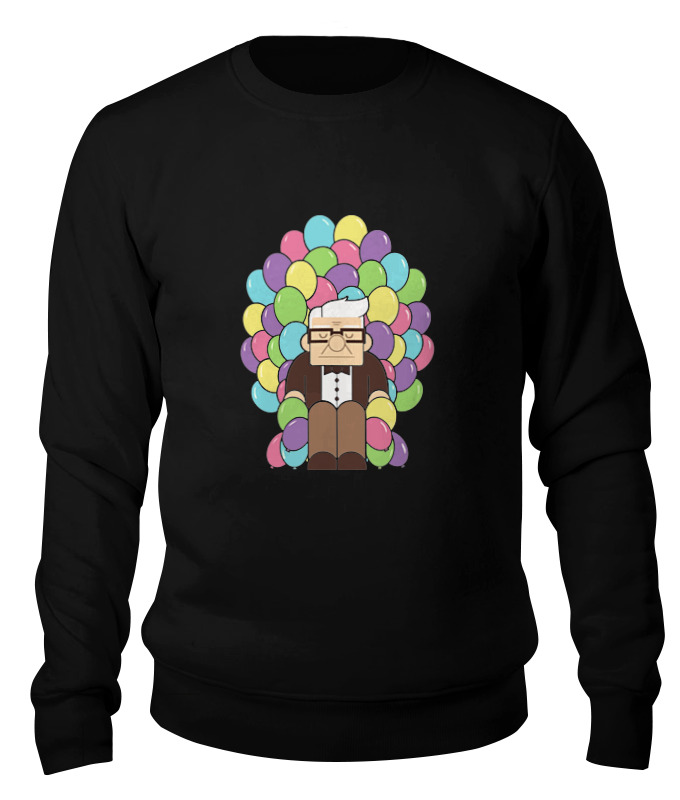 

Свитшот Printio Вверх (up) черный 2XL, Вверх (up)