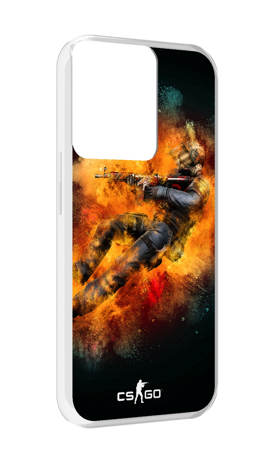

Чехол MyPads CS-go Контр-террорист для OPPO Reno 8, Прозрачный, Tocco