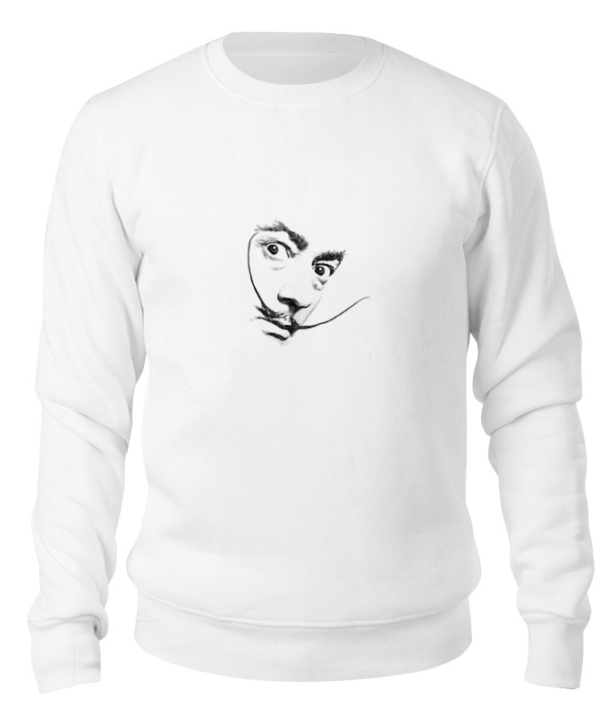 Свитшот Printio Дали белый 2XL