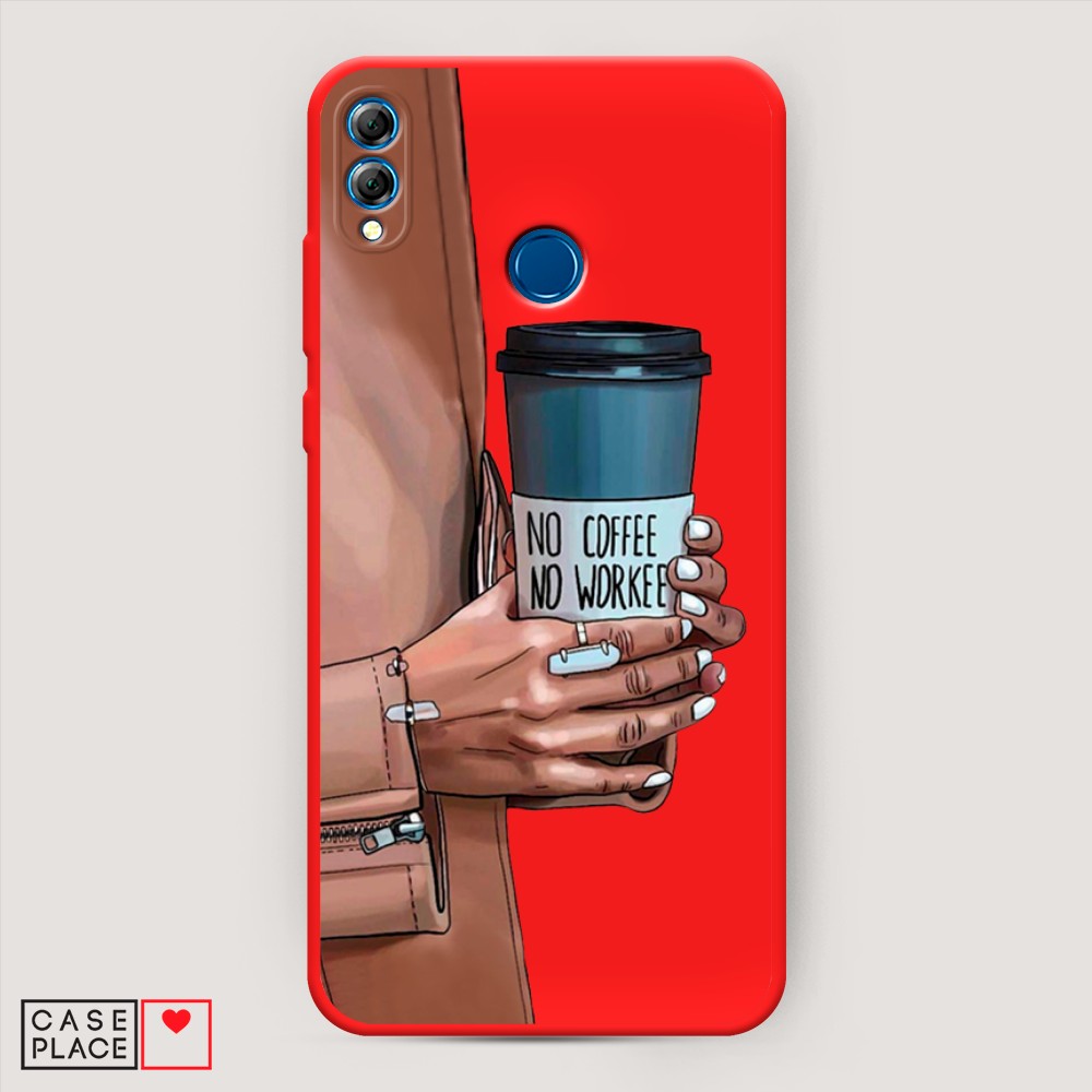 

Чехол Awog на Honor 8x "No coffee", Разноцветный, 66753-1