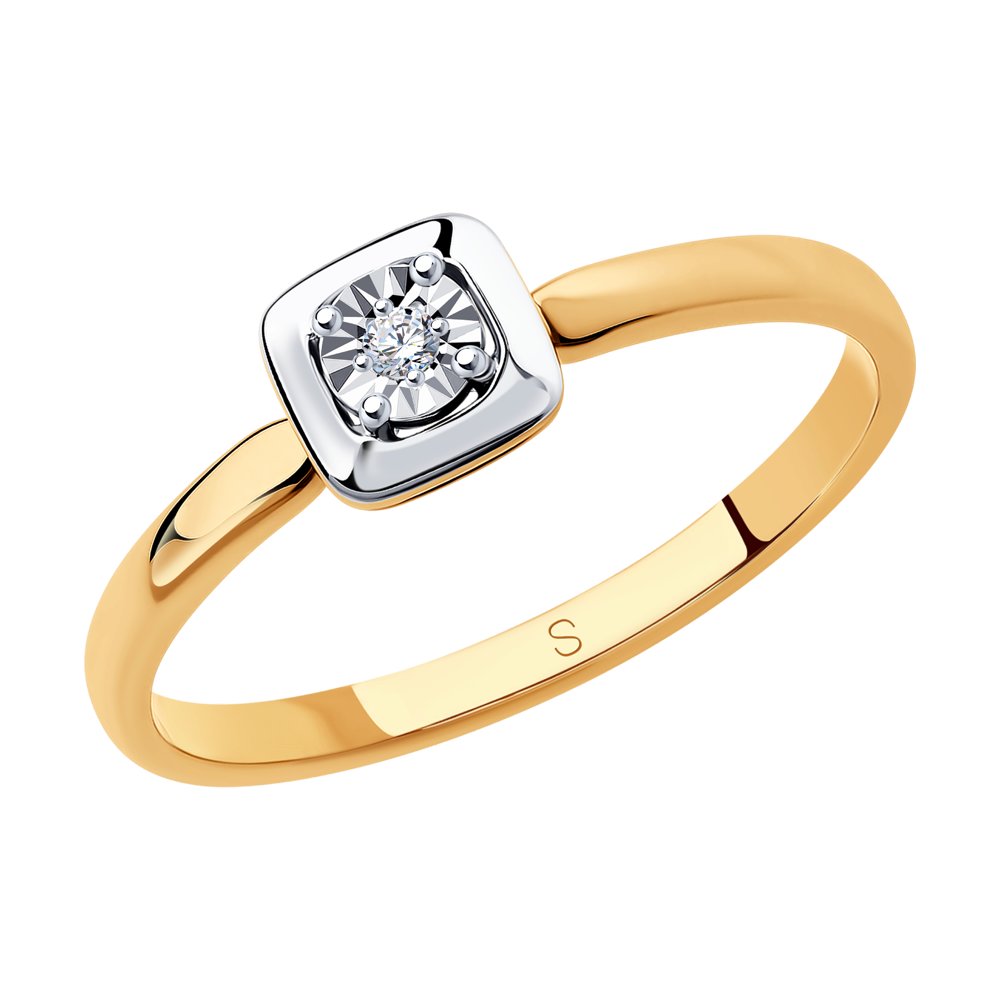 

Кольцо из золота р. , SOKOLOV Diamonds 1011682, бриллиант, 1011682