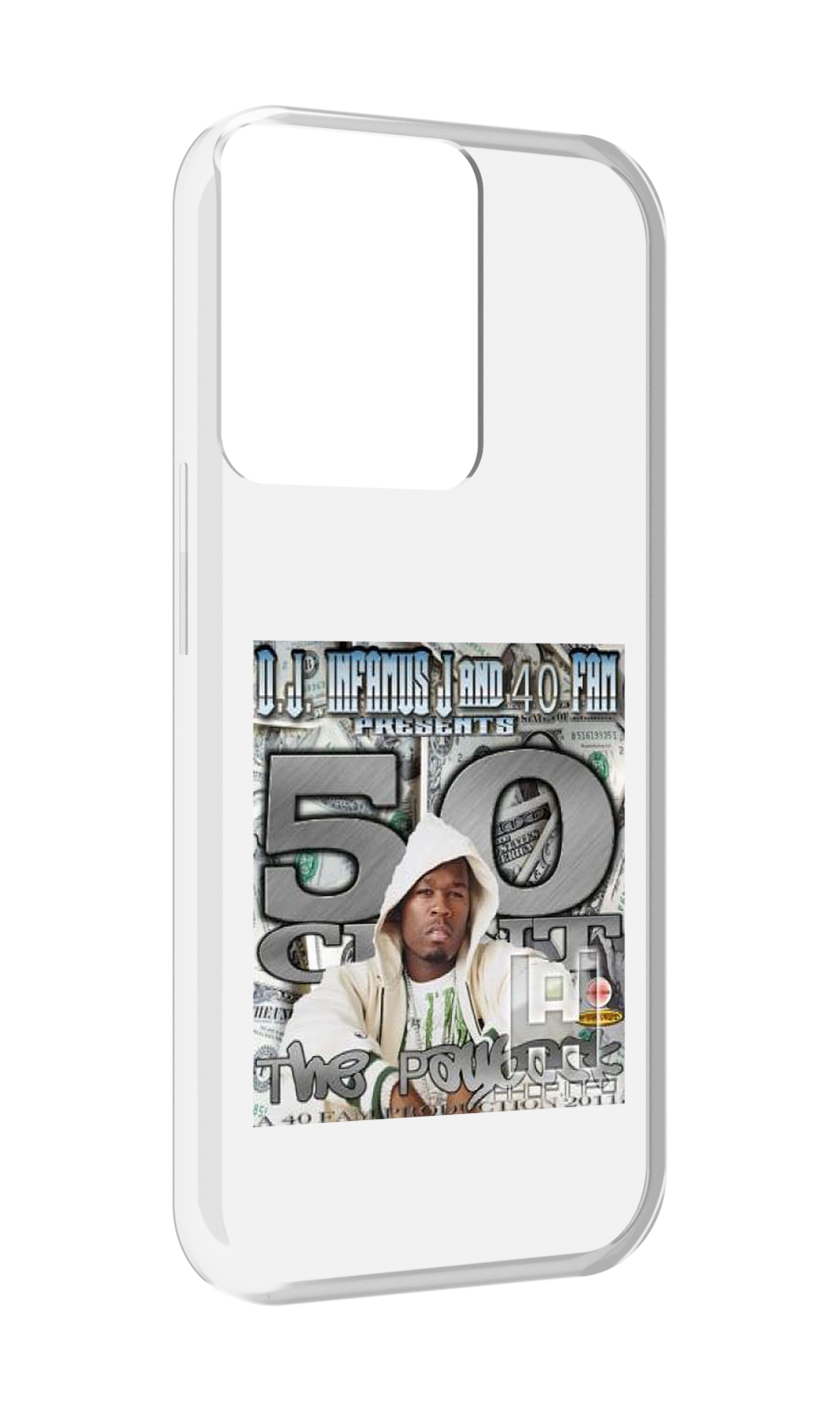 

Чехол MyPads 50 Cent - The Payback для OPPO Reno 8, Прозрачный, Tocco