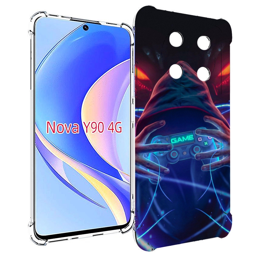 

Чехол MyPads игра джойстик неоновый фон для Huawei Nova Y90 (CTR-LX1) / Enjoy 50 Pro, Tocco