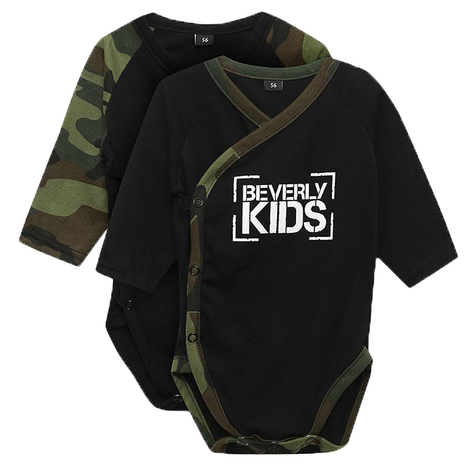 

Боди 2 шт для детей Beverly kids mlkB01-13 черный 80, mlkB01-13