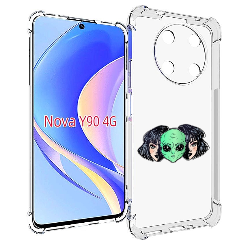 

Чехол MyPads инопланетянин в девочке женский для Huawei Nova Y90 (CTR-LX1) / Enjoy 50 Pro, Tocco