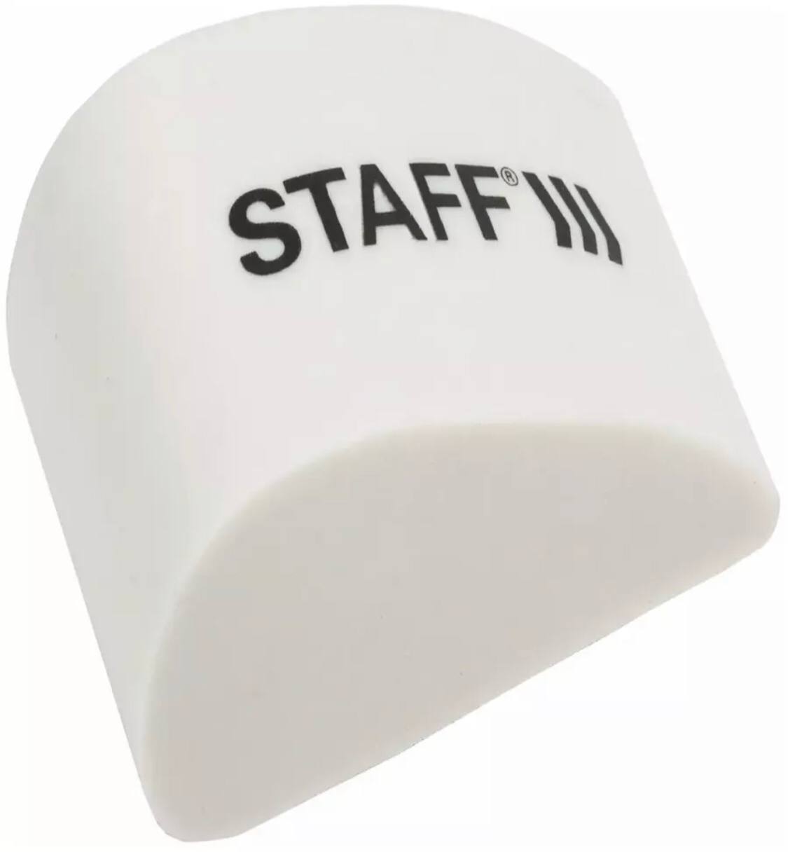 Ластик канцелярский Staff, ПВХ, белый, 3x2x4 см, 1 шт