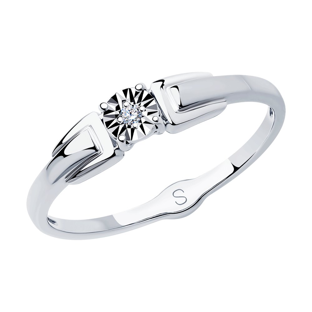 

Кольцо из золота р.  SOKOLOV Diamonds 1011732, бриллиант, 1011732