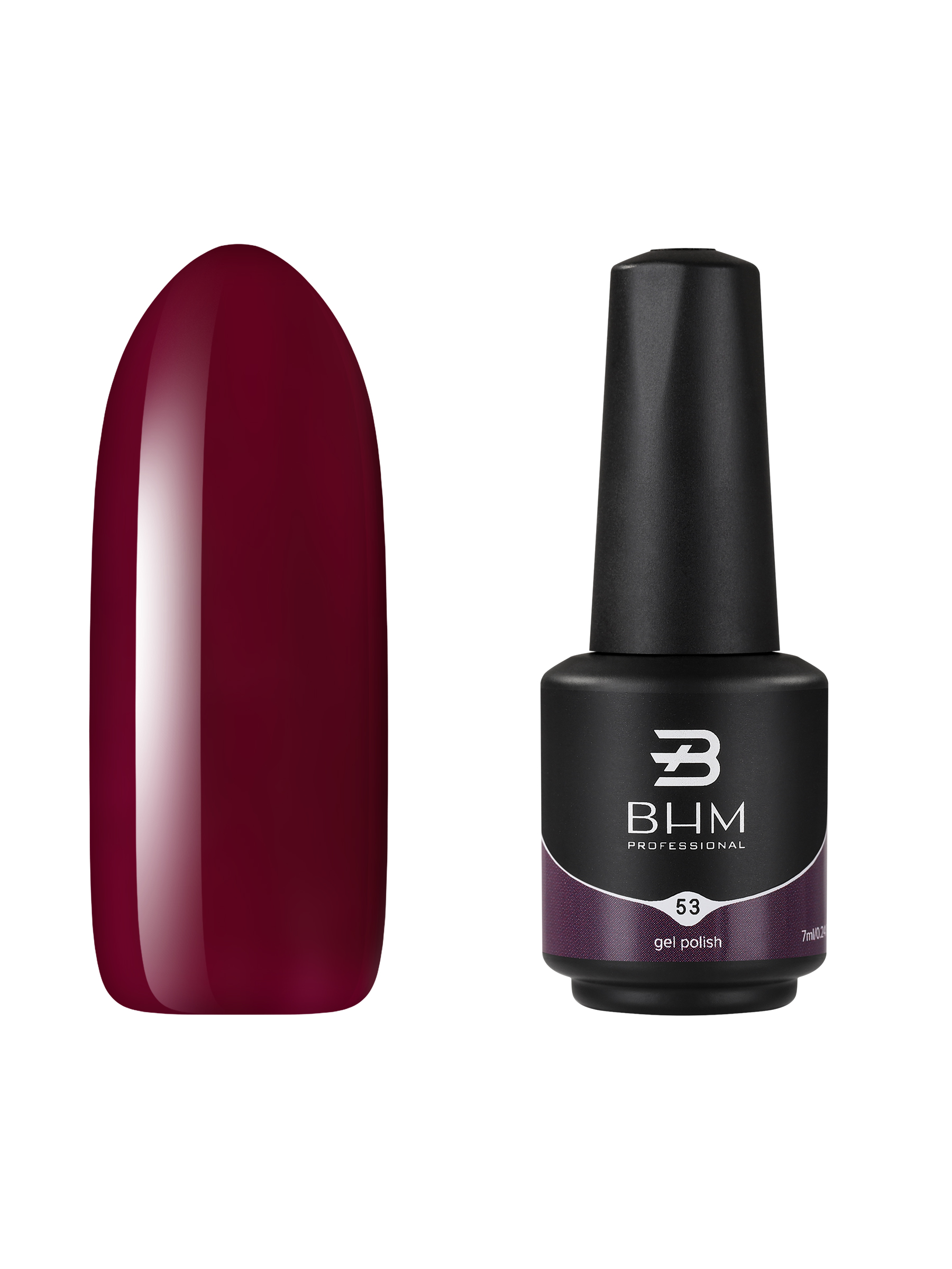 

Гель-лак BHM Professional №053, Dark violet