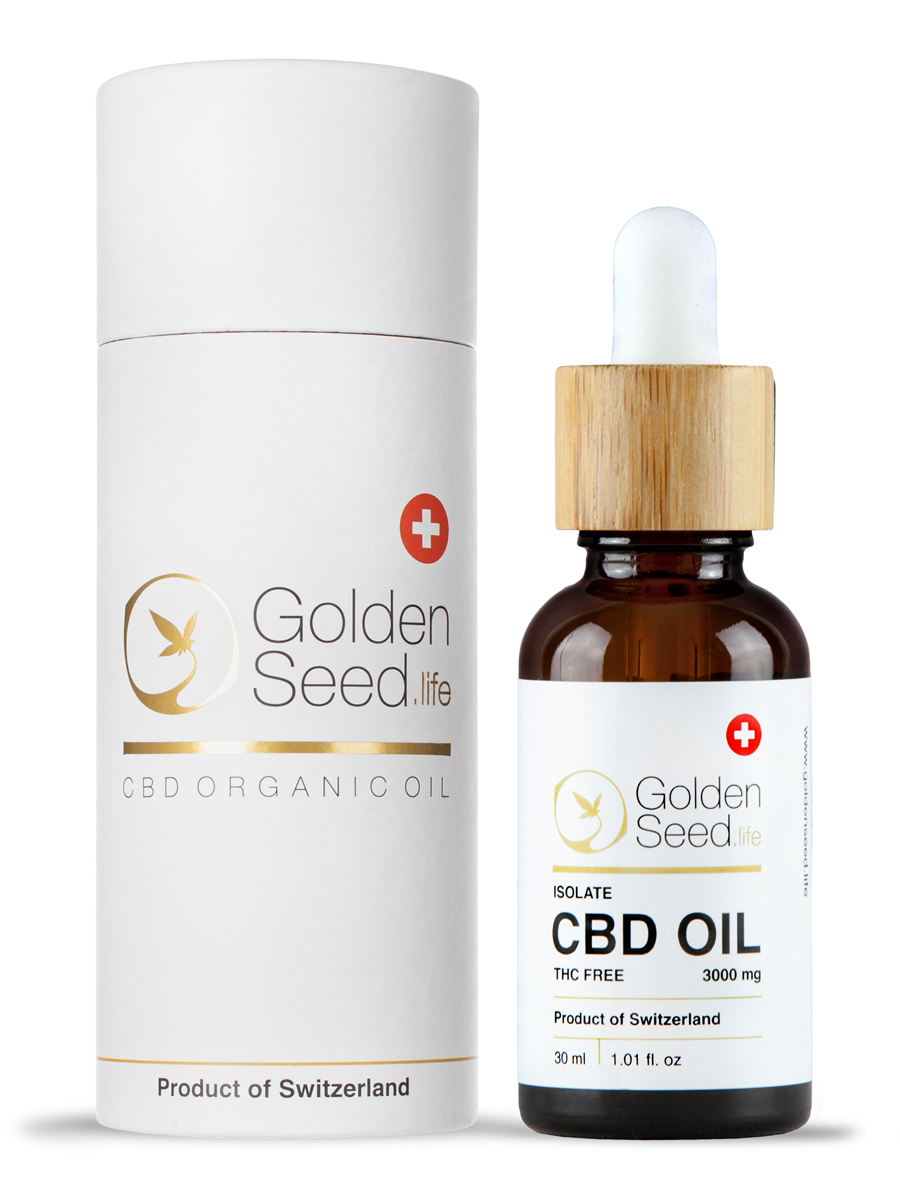 

Масло CBD OIL "Изолят 10%. 3000 мг" Goldenseed.life 30 мл, isolate 10