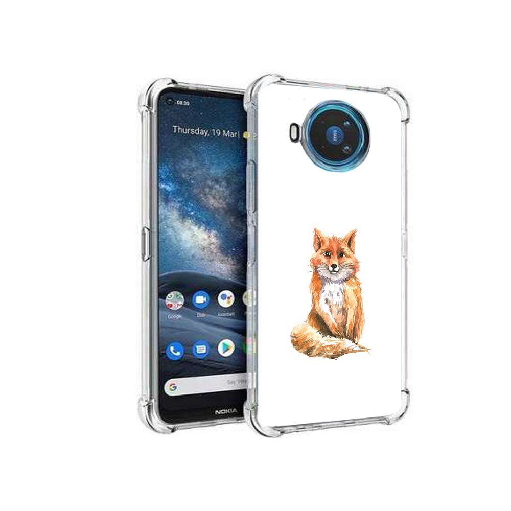 

Чехол MyPads Tocco для Nokia X100 детская лиса (PT227057.109.320), Прозрачный, Tocco