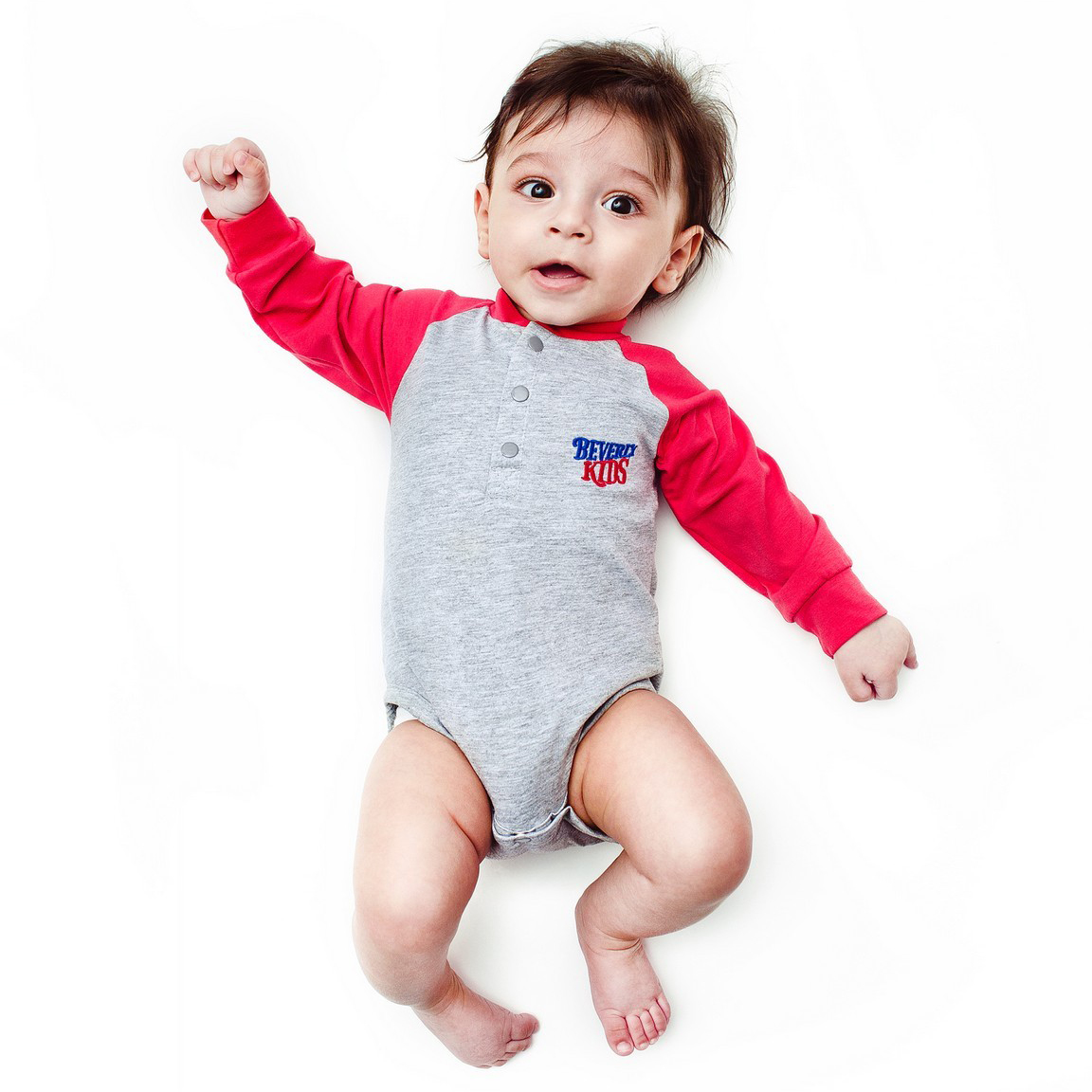 

Боди для детей Beverly kids orgB01 коралловый 56, orgB01