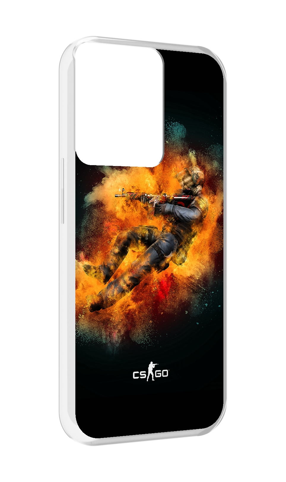 

Чехол MyPads CS-go-Контр-террорист мужской для OPPO Reno 8, Прозрачный, Tocco