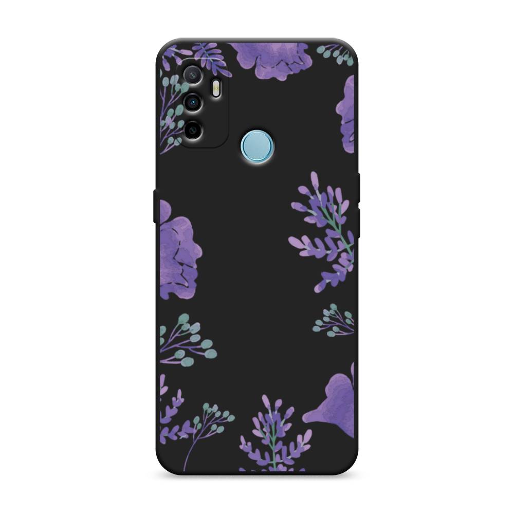 

Чехол Awog на Oppo A53 "Сиреневая цветочная рамка", Разноцветный, 254352-1