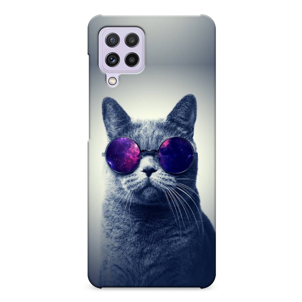

Пластиковый чехол "Космический кот" на Samsung Galaxy A22