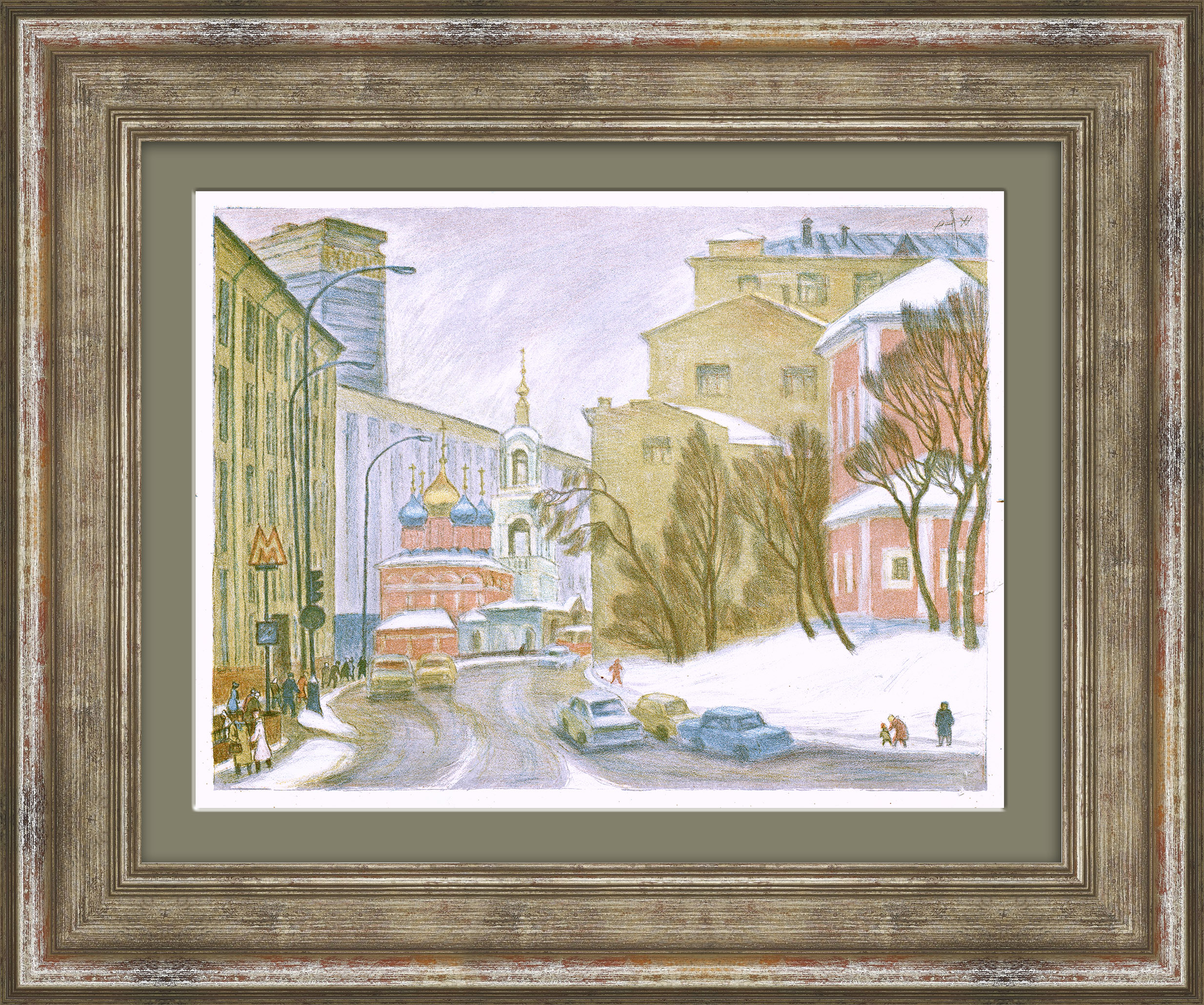 

Улица Разина Варварка литография