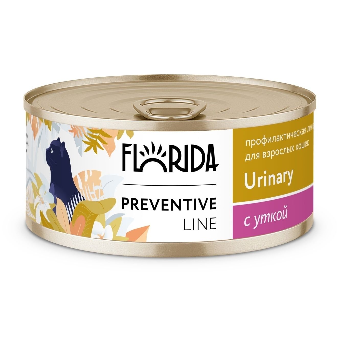 Влажный корм Florida Preventive Line Urinary с уткой для кошек 100 г