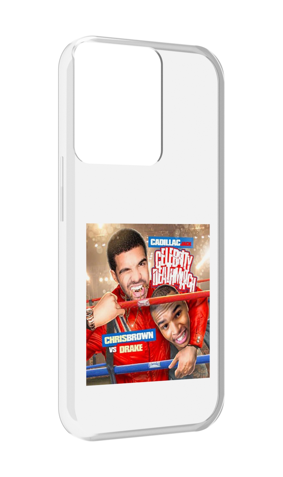 

Чехол MyPads Drake & Chris Brown - Celebrity Deathmatch для OPPO Reno 8, Прозрачный, Tocco