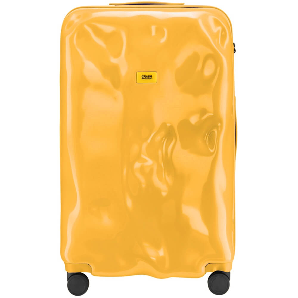 Чемодан унисекс Crash Baggage CB желтый, 79х50х30 см