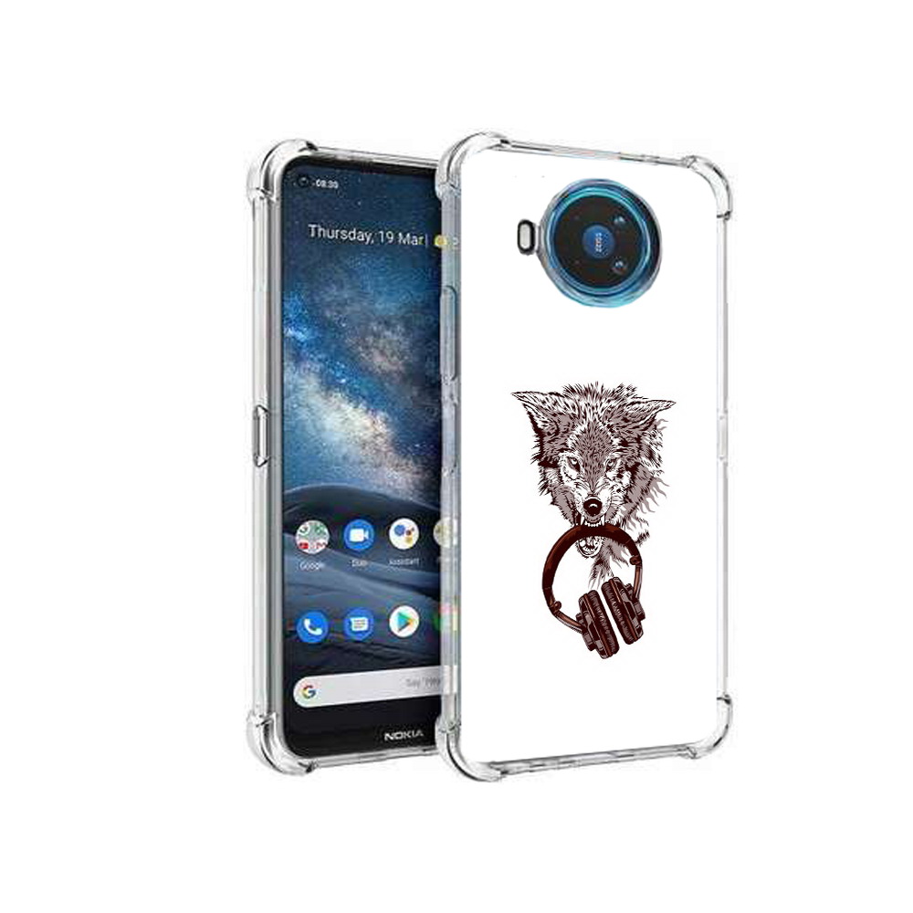 

Чехол MyPads Tocco для Nokia X100 дикий волк (PT227057.109.325), Прозрачный, Tocco