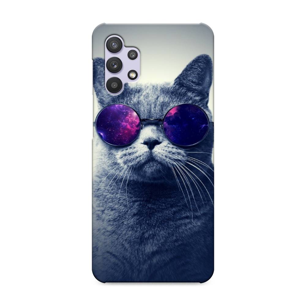 

Пластиковый чехол "Космический кот" на Samsung Galaxy A32, 2102020-1