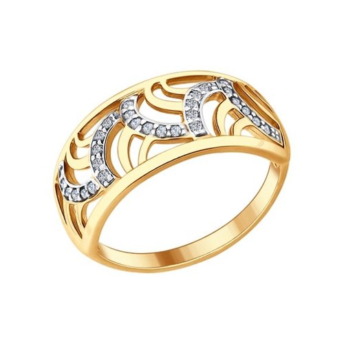 

Кольцо из серебра с фианитами р.16.5 SOKOLOV 93010630, 93010630