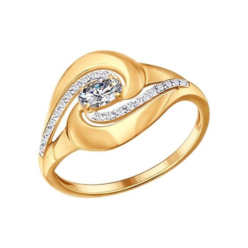 

Кольцо из серебра с фианитами р.18.5 SOKOLOV 93010503, 93010503