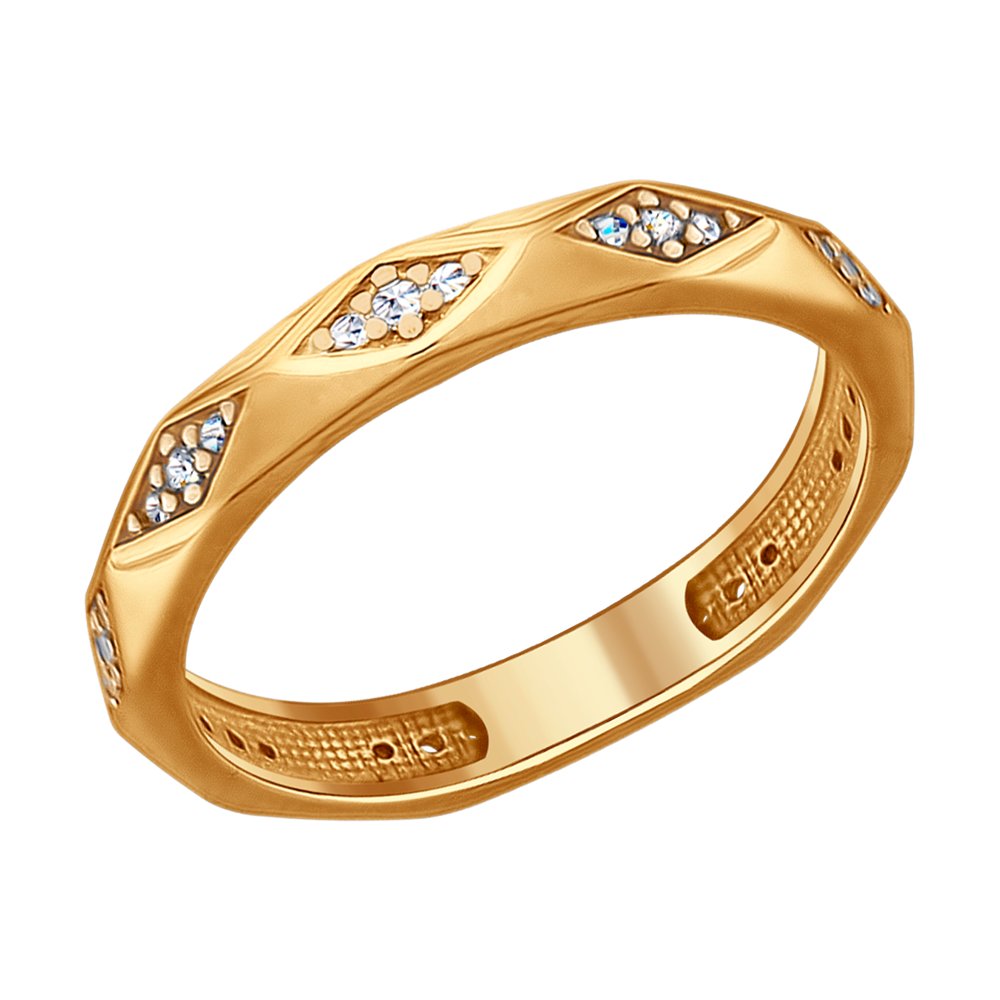 

Кольцо из серебра с фианитами р.18.5 SOKOLOV 93010692, 93010692