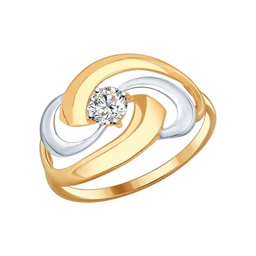 

Кольцо из серебра с фианитом р.18 SOKOLOV 93010595, 93010595