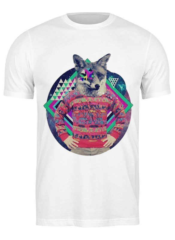 

Футболка мужская Printio Лис лис белая 2XL, Белый, Лис лис
