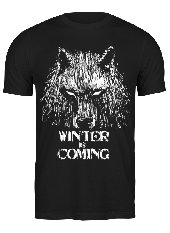 

Футболка мужская Printio Winter is coming черная 2XL, Winter is coming