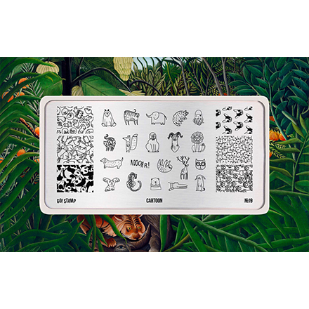 

Пластина для стемпинга Go!Stamp №19, Cartoon